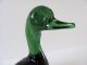 Murano - Glas Figur: Ente,  Sitzend,  Grün,  Sehr Detailliert,  Höhe Ca.  16 Cm Glas & Kristall Bild 2