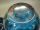 2 X Murano - Glas,  Alt,  Vase U Schale,  Blau,  Silberf.  Einschlüsse Maritim,  Meer Glas & Kristall Bild 6