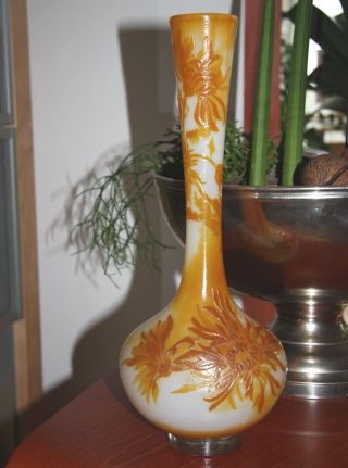 Große Vase Jugendstil Galle Nancy Bild
