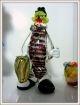 4 Murano Figuren,  Pracht Farbenspiel,  Großer Clown 34 U.  23 Cm 2x Aschenbecher Glas & Kristall Bild 2