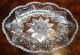 Große Alte Kristallschale Mit Sternendekor Durchmesser 20cm,  Höhe 7cm Kristall Bild 1
