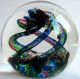 Briefbeschwerer / Paperweight Selkirk Glass Spindrift 1997,  Magnum Format Dekorglas Bild 1