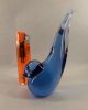 Murano Cenedese Signierter Glas Vogel Selten Tolles Blau Antonio Da Ros Ca.  1961 Glas & Kristall Bild 15