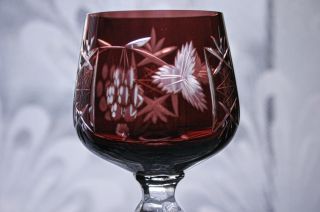 Bleikristall - Glas Traube Kristallglas Römer Vitrinengepflegt Bild