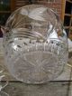 Alte Bleikristallbowle Handgeschliffen - Mit 10 Gläsern Kristall Bild 9