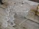 Alte Bleikristallbowle Handgeschliffen - Mit 10 Gläsern Kristall Bild 3