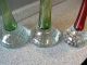 3 X Aseda / Seda - Sweden Glas Tulip Vase 70er Jahre 70s H: 19,  5 To 26 Cm Sammlerglas Bild 2