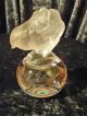 Paperweight,  Kristallfigur Küken,  Satin Glas,  Sévres Frankreich,  Signiert Sammlerglas Bild 3