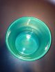 100 Orig.  Henry Dean Designer Vase Signiert  Aqua / Smaragd Grün Massiv Sammlerglas Bild 3
