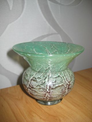 Kleine Wmf Ikora Glas Vase Art Deco Glas Um 1930 Bild