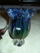 Bohemia Glasschale Und Vase Hand Made Czech Republic Sammlerglas Bild 2