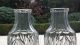 Rarität Böhmen Ein Vasen Paar Jugendstil Kristallglas Handgeschliffen Antik Sammlerglas Bild 4