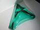 Murano Schale 60er Jahre Grün Zipfelschale Venetian Glas Italy Glas & Kristall Bild 2