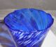 Glas Vase Blau Weiß Marmoriert Höhe 29,  5 Cm Dekorglas Bild 2