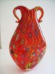 Große Glas Vase Muranoglas Murinnen.  Millefiorie.  3kg. Glas & Kristall Bild 6