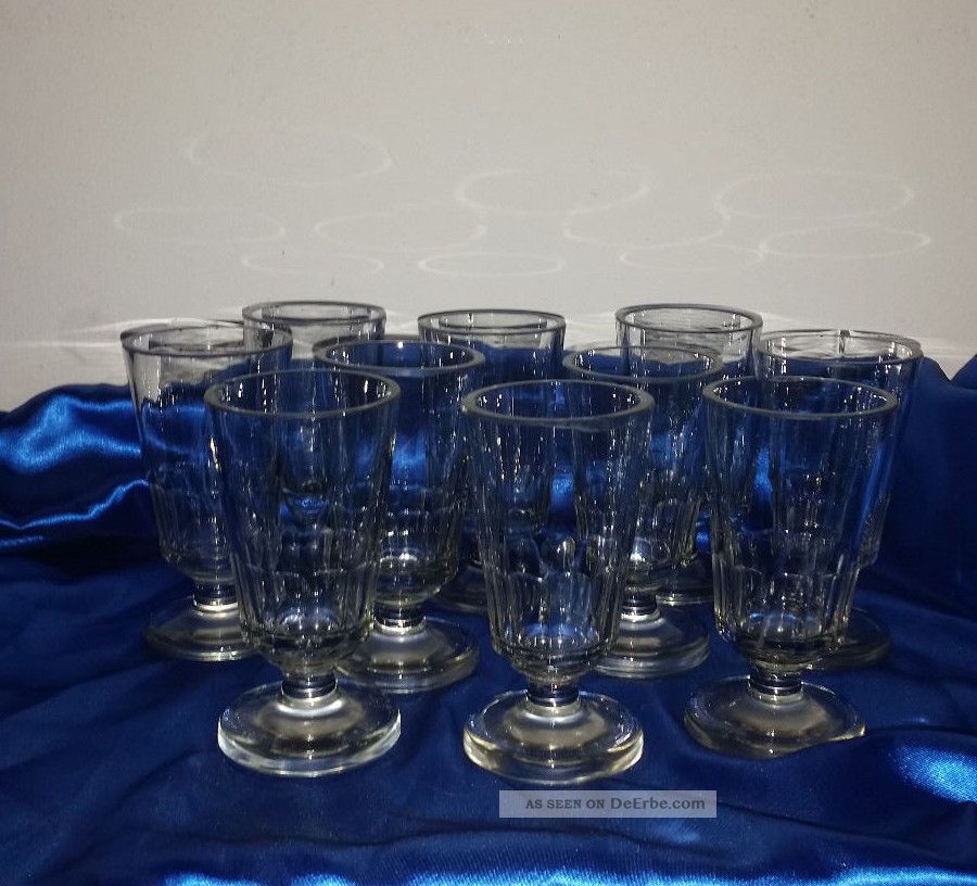 Schnapsgläser Likörgläser 10 Stück Dickes Glas Standfest Aus Omas ...