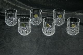 6 Bleikristall Limo,  Whisky Gläser,  Christal D`arques/france Bild