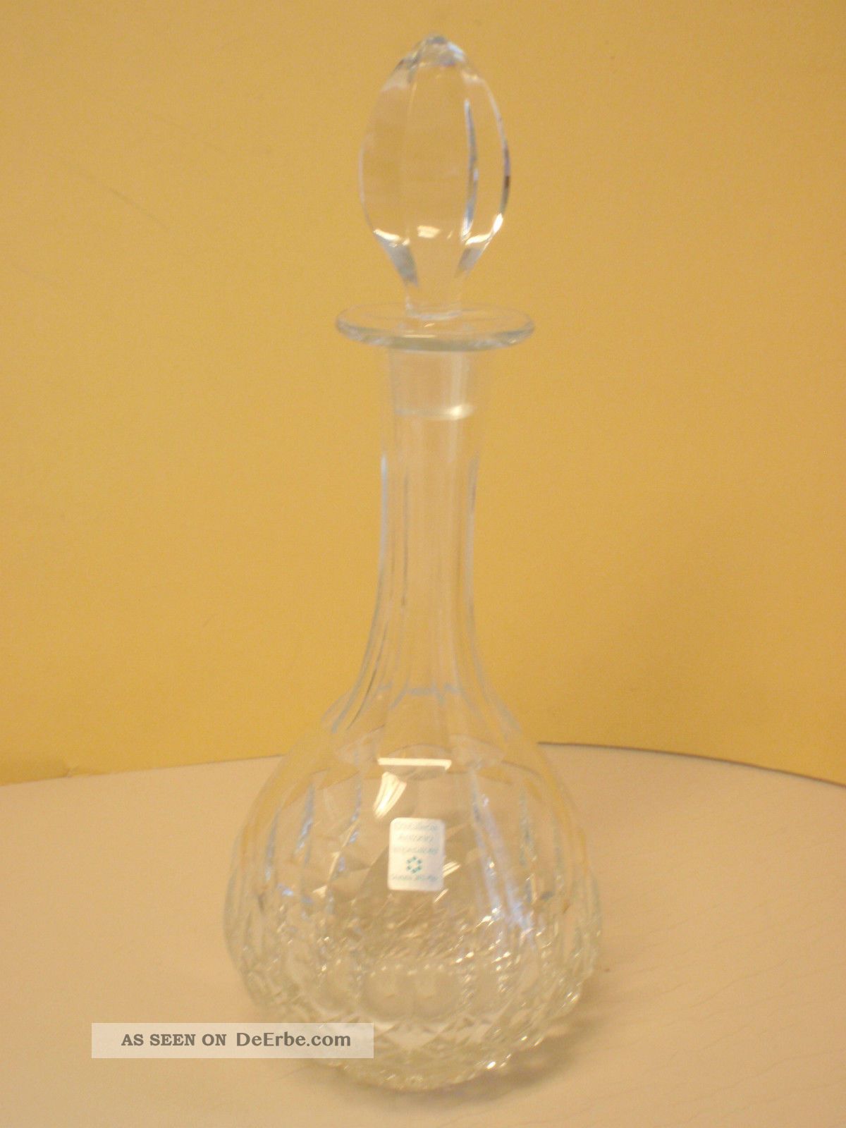 60er Jahre Karaffe Bleikristall 1 Liter Cristallerie Antonio Imperatore Neapel Kristall Bild