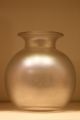 Irisierende Künstler Glas Vase Etched Smoked Glass Mouthblown Kristall Bauchig Glas & Kristall Bild 1