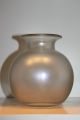 Irisierende Künstler Glas Vase Etched Smoked Glass Mouthblown Kristall Bauchig Glas & Kristall Bild 6