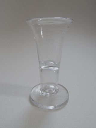 Seltenes Kutscherglas Stumpen Branntweinglas Norddeutsch Um 1790 Mundgeblasen Bild