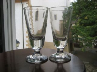 2 Gläser - Kelchgläser (bistro?) - Alt - Groß - Schwer - 15,  0/685 Bild