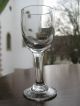 4 Gläser (klein) - Alt (um 1920) - Pseudo - Facettiert - Elsass/frankreich 9/190 Glas & Kristall Bild 2