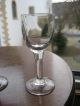 4 Gläser (klein) - Alt (um 1920) - Pseudo - Facettiert - Elsass/frankreich 9/190 Glas & Kristall Bild 3