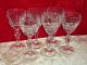 6 Villeroy & Boch Kristall Wein - Gläser Glas,  Antik,  Art,  Bleikristall,  Sekt,  Nachlass Kristall Bild 1