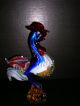 Farbenprächtiger Murano Glas Hahn Mit Etikett Aus Den 60er Jahren Nachlass Glas & Kristall Bild 1
