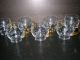 Theresienthal Pieroth Hummelschliff Weinglas Mit Henkel Bowle 7 St.  Sehr Selten Kristall Bild 1