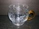 Theresienthal Pieroth Hummelschliff Weinglas Mit Henkel Bowle 7 St.  Sehr Selten Kristall Bild 3