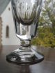 1 Glas - Groß - Facett.  - Schwer - Kelchglas - Alt (biederm.  ?) - 15,  5/410 Glas & Kristall Bild 3