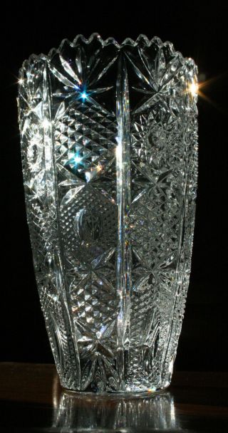 Große Nachtmann Bleikristall Vase,  Wundervoller Schliff,  über 24,  1,  8 Kg Bild