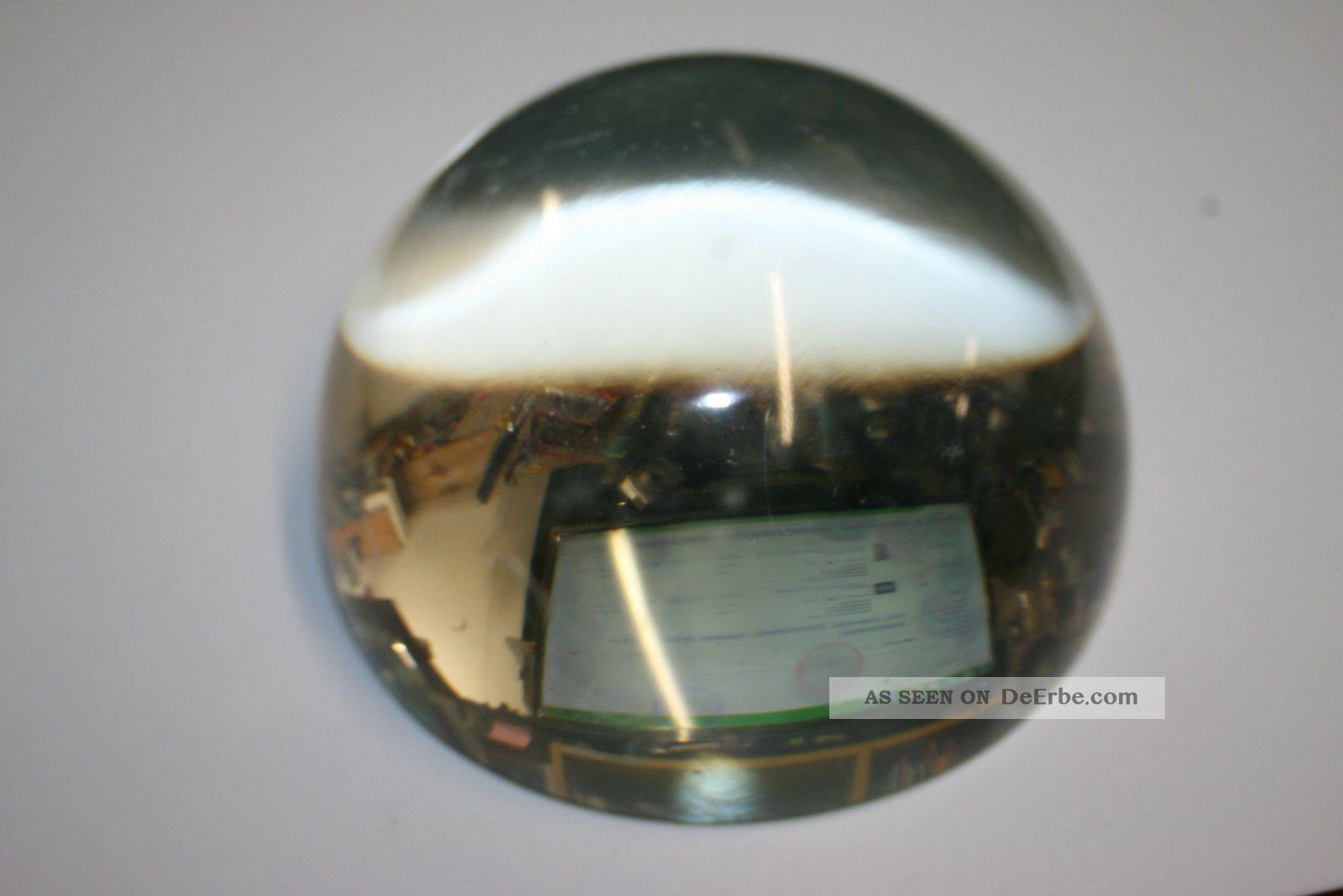 Vergrösserungsglas Halbkugel - Vollglas 10 Cm Durchmesser X 6 Cm Hoch Dekorglas Bild