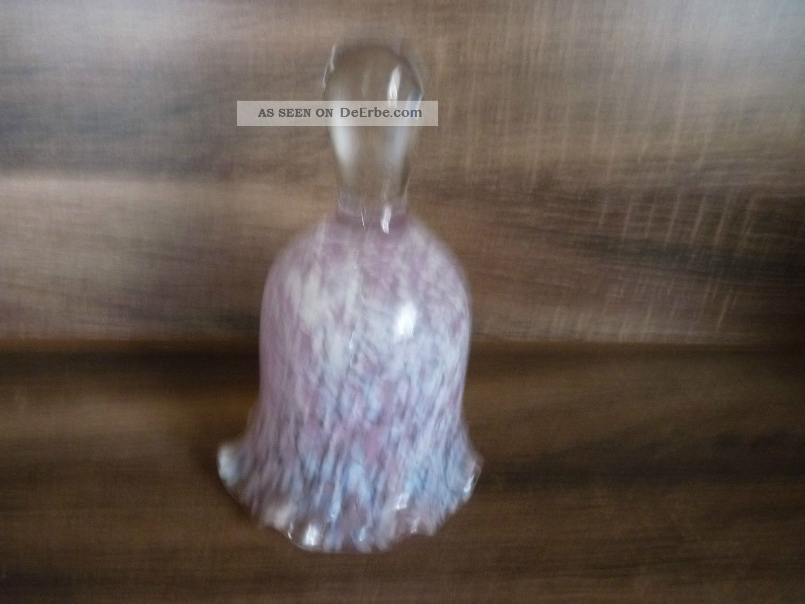 Glocke Glas Tischglocke Mundgeblasen Friedrich Vintage 60/70er Jahre Sammlerglas Bild