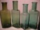 7 Alte Flaschen,  Kolonialwarenladen Um Ca 1900 Glas & Kristall Bild 1