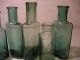 7 Alte Flaschen,  Kolonialwarenladen Um Ca 1900 Glas & Kristall Bild 2