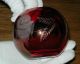 Kristallvase,  Kristallvase Rot,  Tiermotiv,  Eule,  Eule Glas, Sammlerglas Bild 9