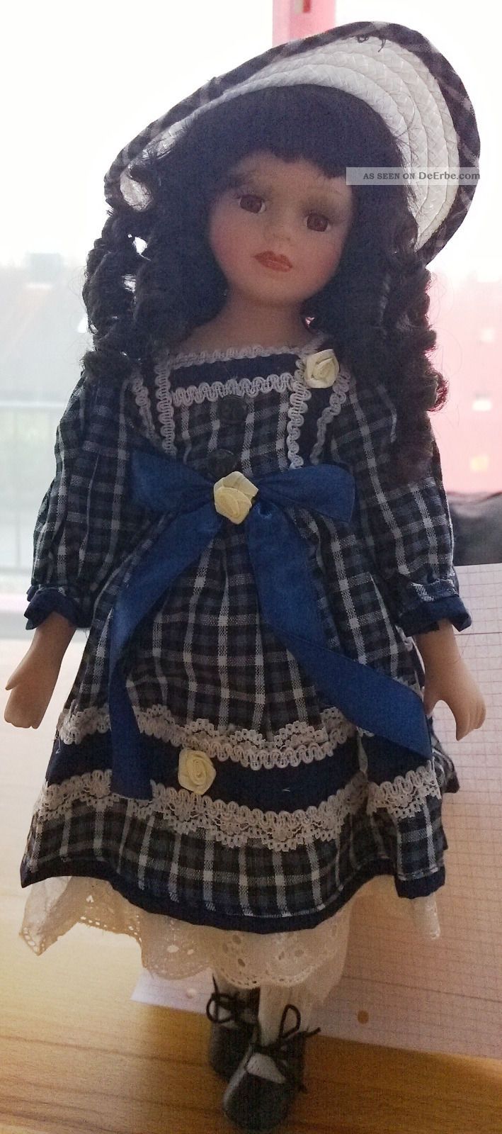 Porcelain Doll,  40cm Porzellankopfpuppen Bild
