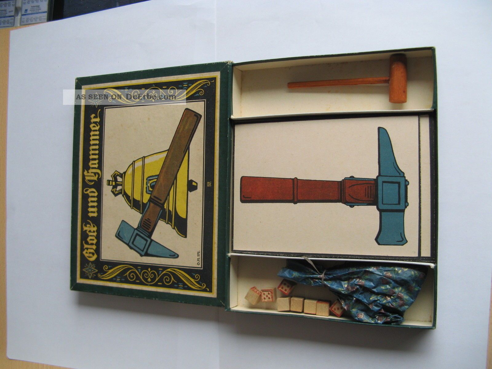 Ancien Jeu Du Cheval Blanc – Glocke Und Hammer – J.W.S. & S. Bavaria – Carton