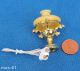 Lundby Stehlampe Tischleuchte 1:18 Puppenhaus Lampe Leuchte 4 Cm Puppenstube Original, gefertigt vor 1970 Bild 1