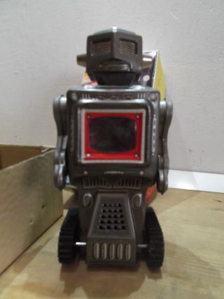 Blechspielzeug S.  H.  Roboter / Tin Toy Robot Japan 1950/70 In Orig.  Karton Bild