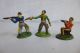 3x Miniplast Cowboys Gefertigt nach 1945 Bild 1