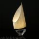 Tischleuchte Daum Nancy France Glas Segelschiff 50er 60er Table Lamp Signiert Gefertigt nach 1945 Bild 1