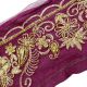 Vintage India Hand Beaded Sari Border Sewing 1yd Lace Purple Trim Art Craft 1920-1949, Art Déco Bild 4