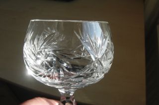 Antik 8 RÖmer WeinglÄser Bleikristall Schleuderstern Top Bild