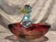 Murano Glas - Schale / Aschenbecher Als Vogel / Ente - 1,  78 Kg Glas & Kristall Bild 1
