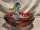 Murano Glas - Schale / Aschenbecher Als Vogel / Ente - 1,  78 Kg Glas & Kristall Bild 2