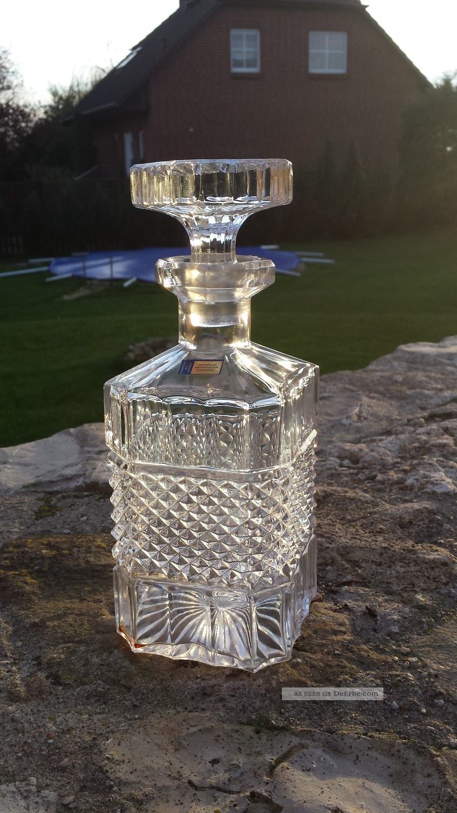 Karaffe,  Whisky Karaffe,  Bleikristall,  Winterhalder Kristall Bild